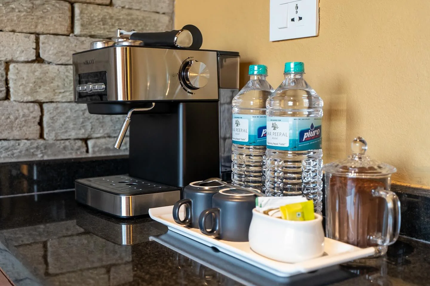 Coffee and tea station