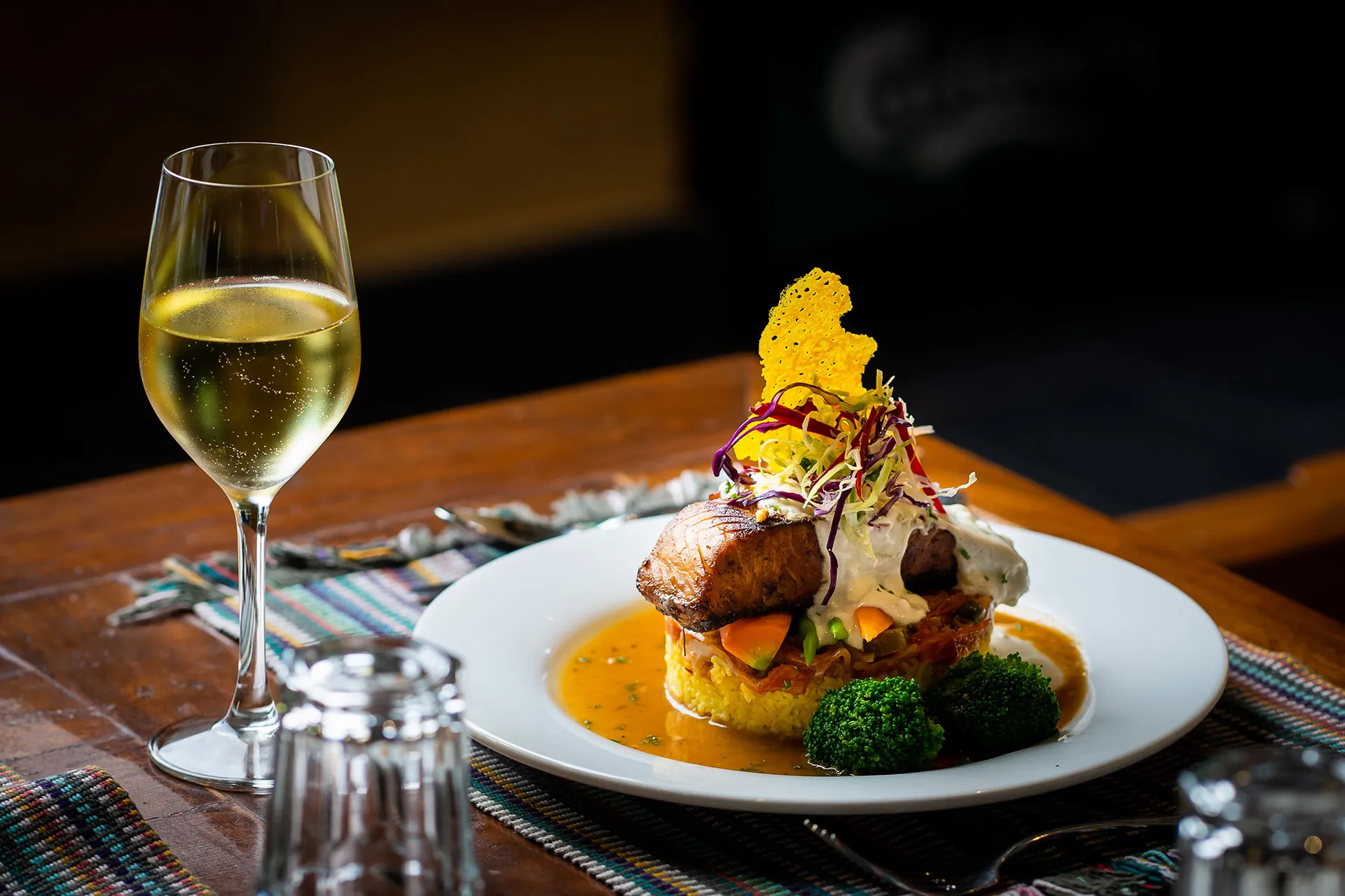 A plated dish from the kitchen