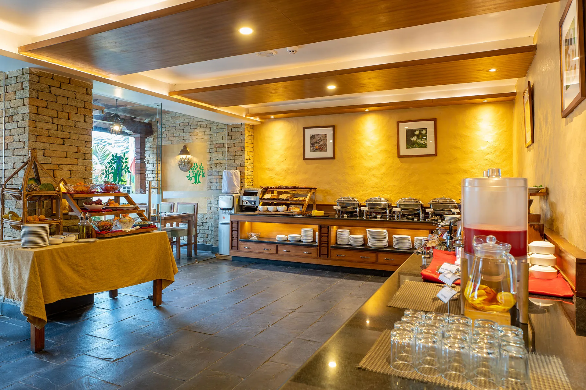 Lamjung Kitchen, set for dinner