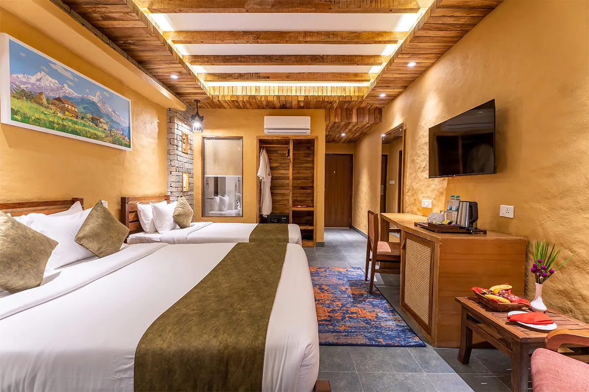 Interconnected Deluxe Room at Bar Peepal Resort