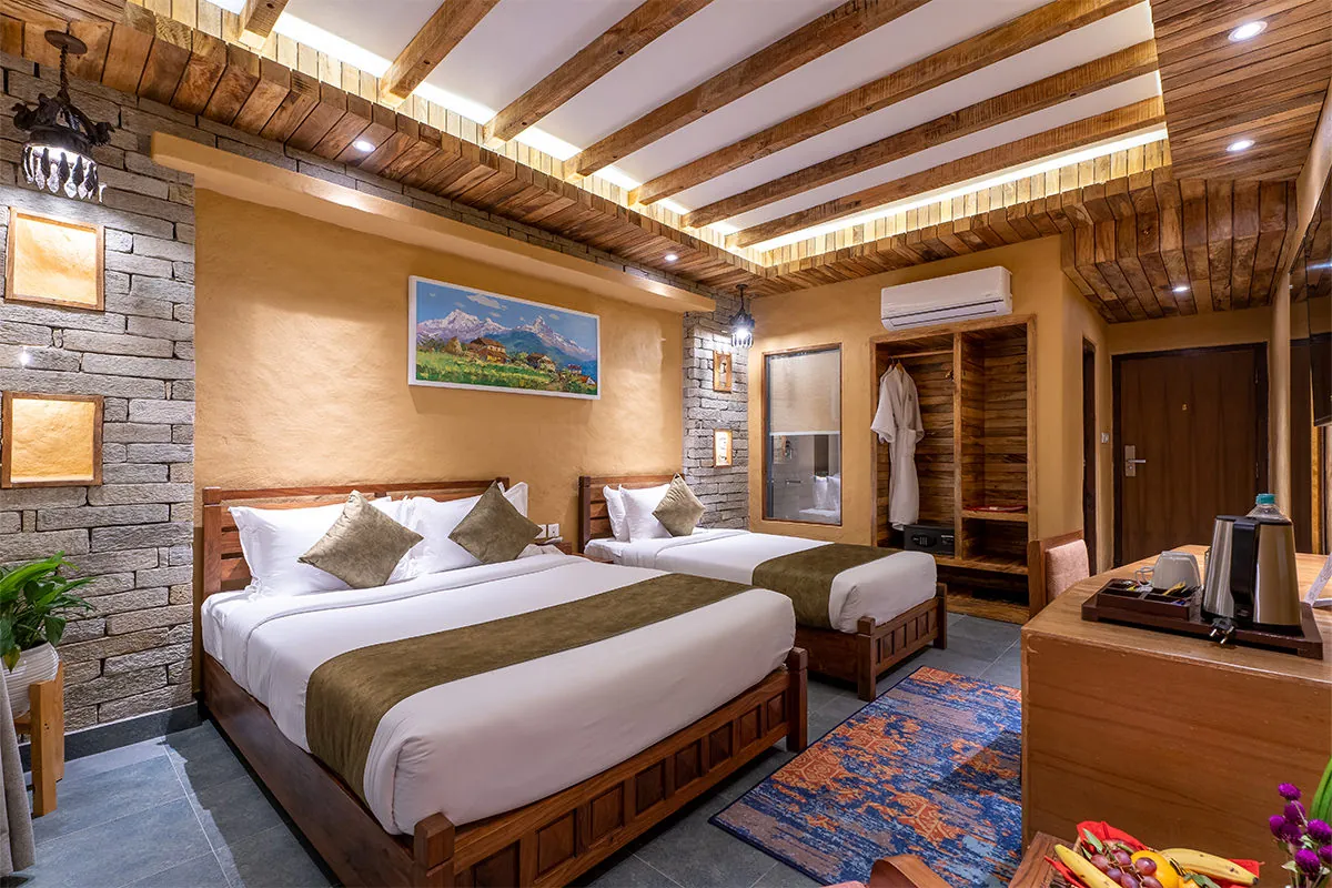 Interconnected Deluxe Room at Bar Peepal Resort